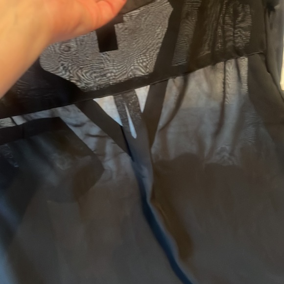 Sheer Black Rue 21 Top Blouse Size XL - Picture 8 of 8